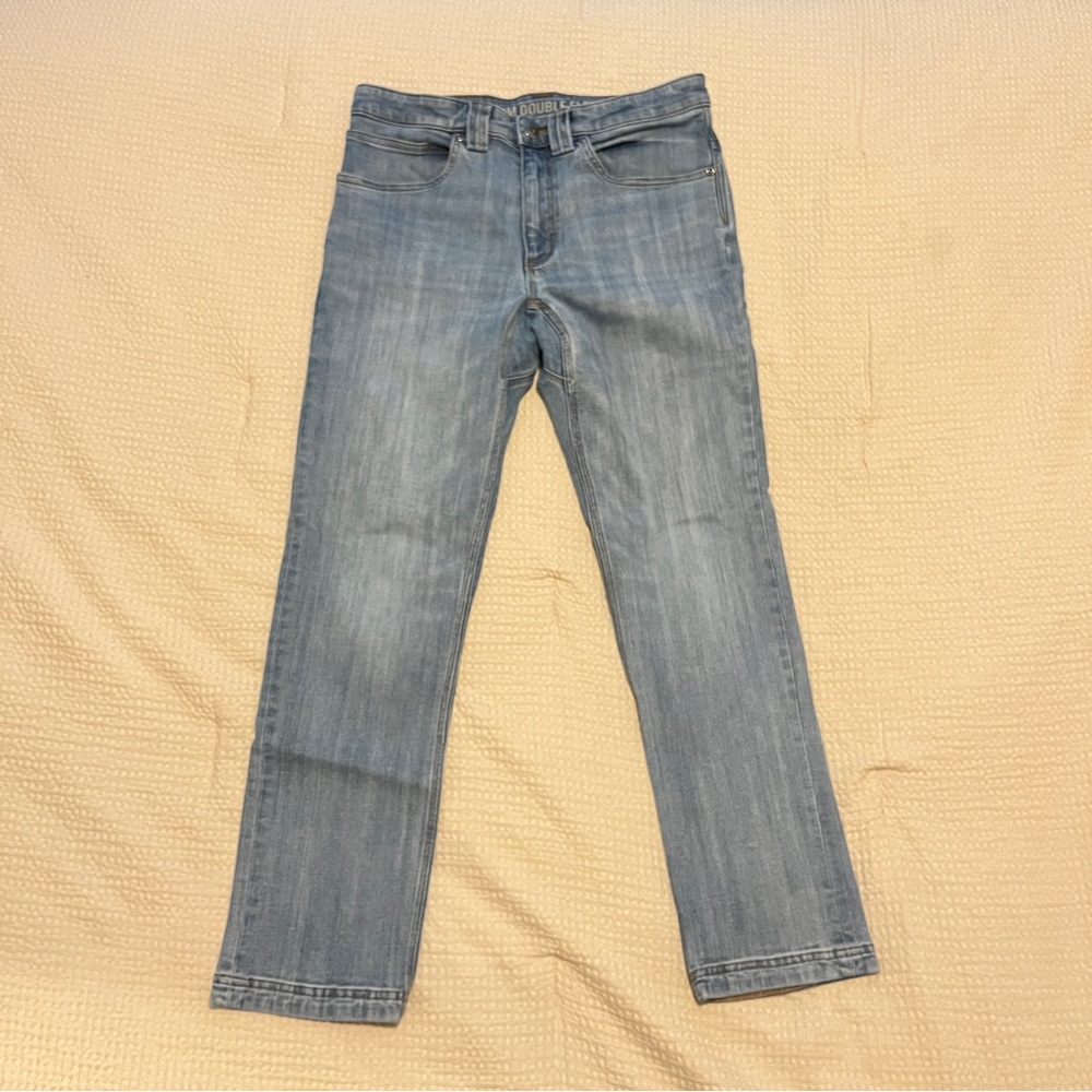 Duluth Trading Men’s Ballroom DoubleFlex Jeans - Slim Fit 32x30 Light Wash